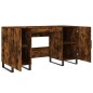 vidaXL Scrivania Rovere Fumo 140x50x75 cm in Legno Multistrato vidaXL Scrivania Rovere Fumo 140x50x75 cm in Legno Multistrato
