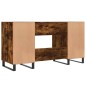 vidaXL Scrivania Rovere Fumo 140x50x75 cm in Legno Multistrato vidaXL Scrivania Rovere Fumo 140x50x75 cm in Legno Multistrato