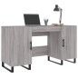 vidaXL Scrivania Grigio Sonoma 140x50x75 cm in Legno Multistrato vidaXL Scrivania Grigio Sonoma 140x50x75 cm in Legno Multistrato