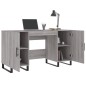 vidaXL Scrivania Grigio Sonoma 140x50x75 cm in Legno Multistrato vidaXL Scrivania Grigio Sonoma 140x50x75 cm in Legno Multistrato