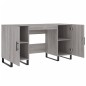 vidaXL Scrivania Grigio Sonoma 140x50x75 cm in Legno Multistrato vidaXL Scrivania Grigio Sonoma 140x50x75 cm in Legno Multistrato