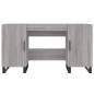 vidaXL Scrivania Grigio Sonoma 140x50x75 cm in Legno Multistrato vidaXL Scrivania Grigio Sonoma 140x50x75 cm in Legno Multistrato