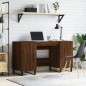 vidaXL Scrivania Rovere Marrone 140x50x75 cm in Legno Multistrato vidaXL Scrivania Rovere Marrone 140x50x75 cm in Legno Multistrato