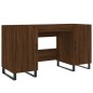 vidaXL Scrivania Rovere Marrone 140x50x75 cm in Legno Multistrato vidaXL Scrivania Rovere Marrone 140x50x75 cm in Legno Multistrato