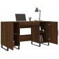 vidaXL Scrivania Rovere Marrone 140x50x75 cm in Legno Multistrato vidaXL Scrivania Rovere Marrone 140x50x75 cm in Legno Multistrato