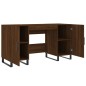 vidaXL Scrivania Rovere Marrone 140x50x75 cm in Legno Multistrato vidaXL Scrivania Rovere Marrone 140x50x75 cm in Legno Multistrato
