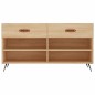 vidaXL Panca Porta Scarpe Rovere Sonoma 102x35x55 cm Legno Multistrato