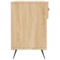 vidaXL Panca Porta Scarpe Rovere Sonoma 102x35x55 cm Legno Multistrato