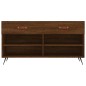 vidaXL Panca Porta Scarpe Rovere Marrone 102x35x55cm Legno Multistrato vidaXL Panca Porta Scarpe Rovere Marrone 102x35x55cm Legno Multistrato
