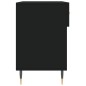 vidaXL Panca Porta Scarpe Nera 102x35x55 cm in Legno Multistrato vidaXL Panca Porta Scarpe Nera 102x35x55 cm in Legno Multistrato