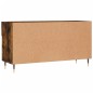 vidaXL Panca Porta Scarpe Rovere Fumo 102x35x55 cm Legno Multistrato vidaXL Panca Porta Scarpe Rovere Fumo 102x35x55 cm Legno Multistrato