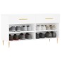 vidaXL Panca Porta Scarpe Bianca 102x35x55 cm in Legno Multistrato vidaXL Panca Porta Scarpe Bianca 102x35x55 cm in Legno Multistrato