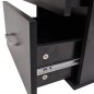 Set Mobili da Bagno 11 pz con Lavabo e Rubinetto Nero Set Mobili da Bagno 11 pz con Lavabo e Rubinetto Nero