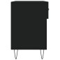 vidaXL Panca Porta Scarpe Nera 102x35x55 cm in Legno Multistrato vidaXL Panca Porta Scarpe Nera 102x35x55 cm in Legno Multistrato