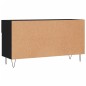 vidaXL Panca Porta Scarpe Nera 102x35x55 cm in Legno Multistrato vidaXL Panca Porta Scarpe Nera 102x35x55 cm in Legno Multistrato