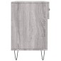 vidaXL Panca Porta Scarpe Grigio Sonoma 102x35x55 cm Legno Multistrato vidaXL Panca Porta Scarpe Grigio Sonoma 102x35x55 cm Legno Multistrato