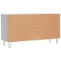 vidaXL Panca Porta Scarpe Grigio Sonoma 102x35x55 cm Legno Multistrato vidaXL Panca Porta Scarpe Grigio Sonoma 102x35x55 cm Legno Multistrato