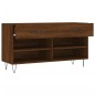 vidaXL Panca Porta Scarpe Rovere Marrone 102x35x55cm Legno Multistrato vidaXL Panca Porta Scarpe Rovere Marrone 102x35x55cm Legno Multistrato