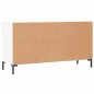 vidaXL Panca Porta Scarpe Bianca 102x35x55 cm in Legno Multistrato vidaXL Panca Porta Scarpe Bianca 102x35x55 cm in Legno Multistrato