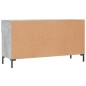 vidaXL Panca Porta Scarpe Grigio Cemento 102x35x55cm Legno Multistrato vidaXL Panca Porta Scarpe Grigio Cemento 102x35x55cm Legno Multistrato