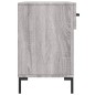 vidaXL Panca Porta Scarpe Grigio Sonoma 102x35x55 cm Legno Multistrato vidaXL Panca Porta Scarpe Grigio Sonoma 102x35x55 cm Legno Multistrato
