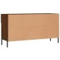 vidaXL Panca Porta Scarpe Rovere Marrone 102x35x55cm Legno Multistrato vidaXL Panca Porta Scarpe Rovere Marrone 102x35x55cm Legno Multistrato