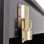 Set Mobili da Bagno 8 pz con Lavandino Nero Set Mobili da Bagno 8 pz con Lavandino Nero