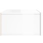 vidaXL Comodino a Muro Bianco Lucido 35x35x20 cm vidaXL Comodino a Muro Bianco Lucido 35x35x20 cm