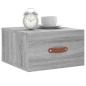 vidaXL Comodino a Muro Grigio Sonoma 35x35x20 cm vidaXL Comodino a Muro Grigio Sonoma 35x35x20 cm