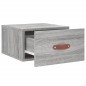 vidaXL Comodino a Muro Grigio Sonoma 35x35x20 cm vidaXL Comodino a Muro Grigio Sonoma 35x35x20 cm