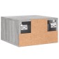 vidaXL Comodino a Muro Grigio Sonoma 35x35x20 cm vidaXL Comodino a Muro Grigio Sonoma 35x35x20 cm