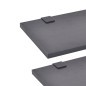Mobili da Bagno con Lavabo Set 7 pz Nero Mobili da Bagno con Lavabo Set 7 pz Nero