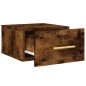 vidaXL Comodino a Muro Rovere Fumo 35x35x20 cm vidaXL Comodino a Muro Rovere Fumo 35x35x20 cm
