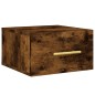 vidaXL Comodini a Muro 2 pz Rovere Fumo 35x35x20 cm vidaXL Comodini a Muro 2 pz Rovere Fumo 35x35x20 cm