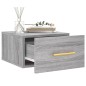 vidaXL Comodino a Muro Grigio Sonoma 35x35x20 cm vidaXL Comodino a Muro Grigio Sonoma 35x35x20 cm