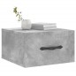 vidaXL Comodini a Muro 2 pz Grigio Cemento 35x35x20 cm vidaXL Comodini a Muro 2 pz Grigio Cemento 35x35x20 cm