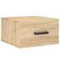 vidaXL Comodini a Muro 2 pz Rovere Sonoma 35x35x20 cm vidaXL Comodini a Muro 2 pz Rovere Sonoma 35x35x20 cm