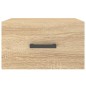 vidaXL Comodini a Muro 2 pz Rovere Sonoma 35x35x20 cm vidaXL Comodini a Muro 2 pz Rovere Sonoma 35x35x20 cm