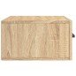 vidaXL Comodini a Muro 2 pz Rovere Sonoma 35x35x20 cm vidaXL Comodini a Muro 2 pz Rovere Sonoma 35x35x20 cm
