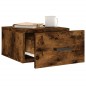vidaXL Comodino a Muro Rovere Fumo 35x35x20 cm vidaXL Comodino a Muro Rovere Fumo 35x35x20 cm