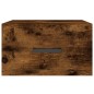 vidaXL Comodino a Muro Rovere Fumo 35x35x20 cm vidaXL Comodino a Muro Rovere Fumo 35x35x20 cm