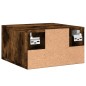 vidaXL Comodino a Muro Rovere Fumo 35x35x20 cm vidaXL Comodino a Muro Rovere Fumo 35x35x20 cm