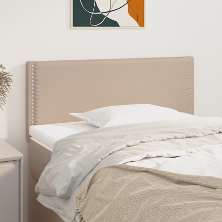 vidaXL Testiera Cappuccino 80x5x78/88 cm in Similpelle