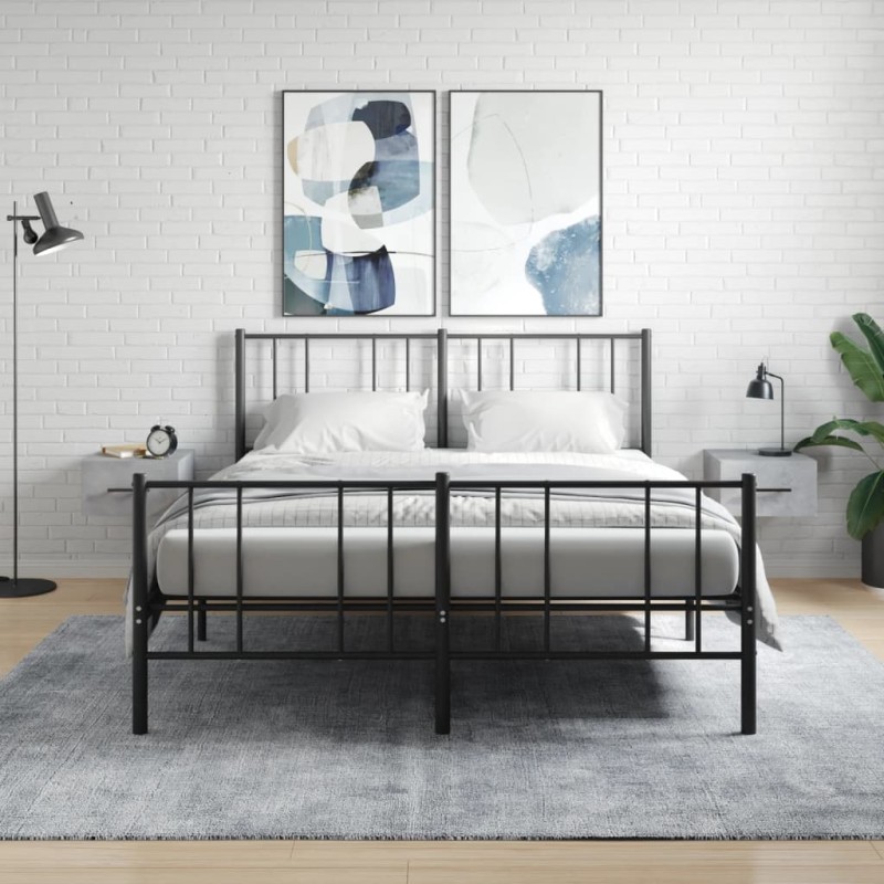 vidaXL Comodini a Muro 2 pz Grigio Cemento 35x35x20 cm vidaXL Comodini a Muro 2 pz Grigio Cemento 35x35x20 cm