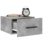 vidaXL Comodini a Muro 2 pz Grigio Cemento 35x35x20 cm vidaXL Comodini a Muro 2 pz Grigio Cemento 35x35x20 cm