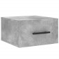 vidaXL Comodini a Muro 2 pz Grigio Cemento 35x35x20 cm vidaXL Comodini a Muro 2 pz Grigio Cemento 35x35x20 cm