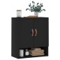 vidaXL Armadietto a Muro Nero 60x31x70 cm in Legno Multistrato vidaXL Armadietto a Muro Nero 60x31x70 cm in Legno Multistrato