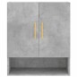 vidaXL Armadietto a Muro Grigio Cemento 60x31x70 cm Legno Multistrato vidaXL Armadietto a Muro Grigio Cemento 60x31x70 cm Legno Multistrato