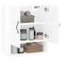 vidaXL Armadietto a Muro Bianco Lucido 60x31x70 cm Legno Multistrato vidaXL Armadietto a Muro Bianco Lucido 60x31x70 cm Legno Multistrato