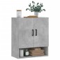 vidaXL Armadietto a Muro Grigio Cemento 60x31x70 cm Legno Multistrato vidaXL Armadietto a Muro Grigio Cemento 60x31x70 cm Legno Multistrato